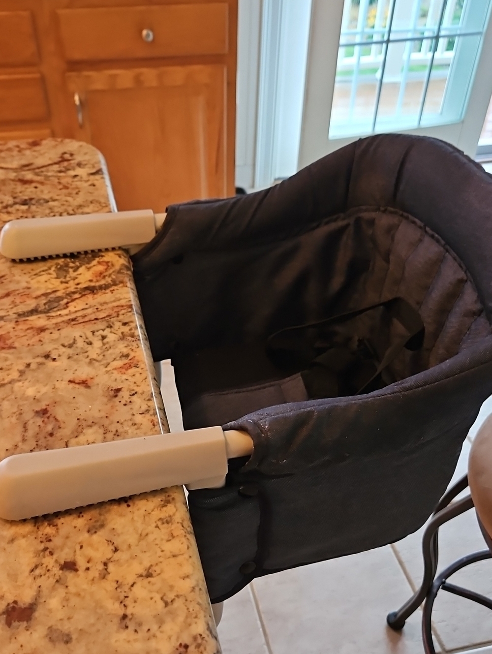 Portable Kids Dining Chair - Navy Blue